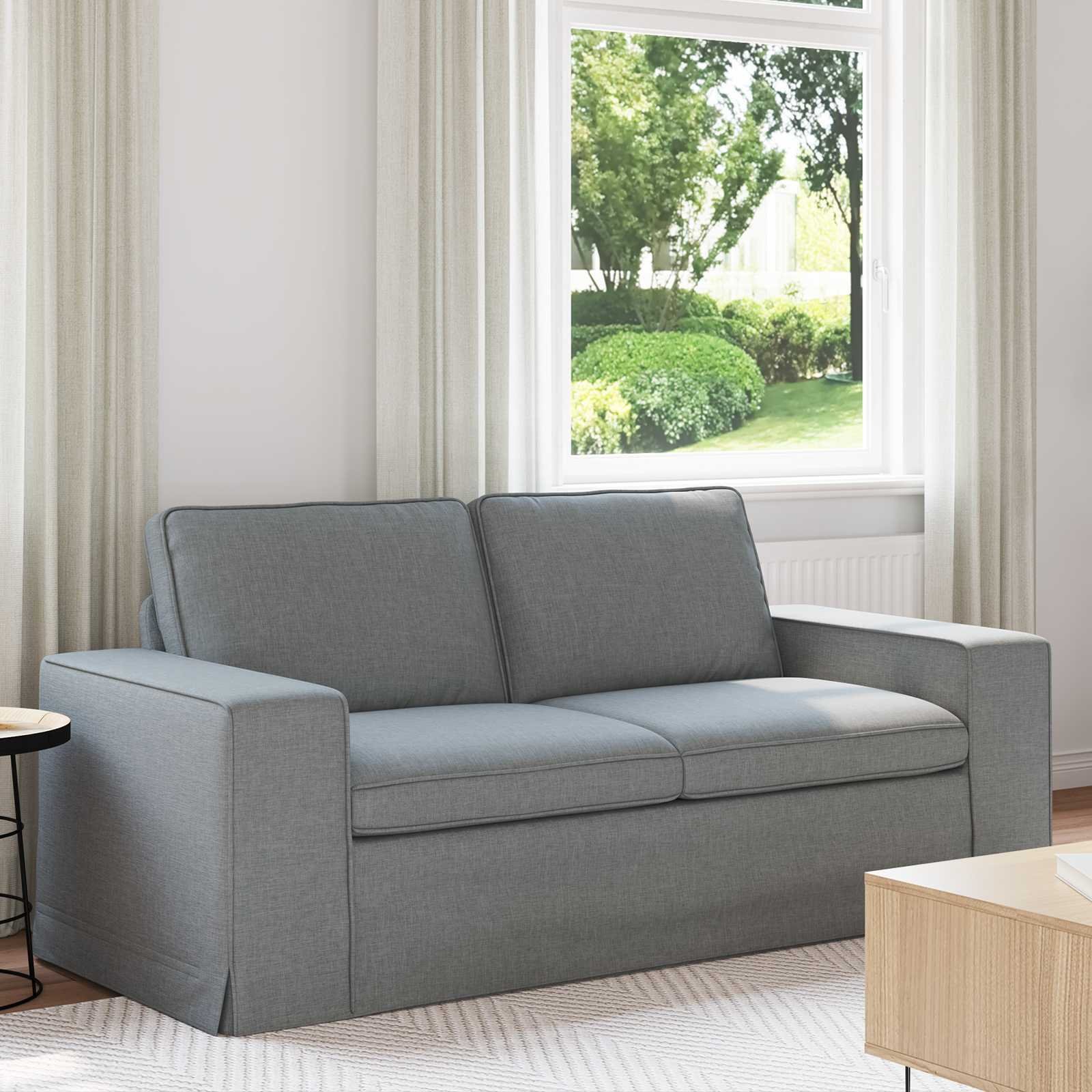 vidaXL Sofa Jasnoszary 182 x 80 x 82 cm Metal