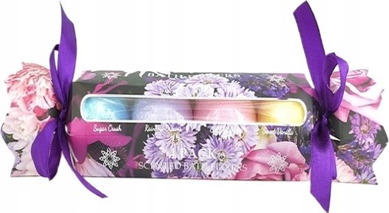 LOVE SKIN_Candy kolorowe kule do kąpieli Flower Power 4x100g