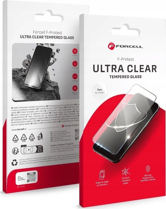 Szkło Hartowane Forcell Ultra Clear Glass - do Xiaomi Redmi 14C czarny