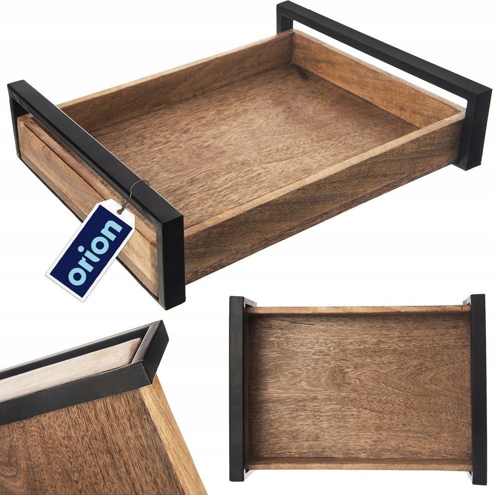 Orion Taca do serwowania drewniana MANGO 35,5x27 cm