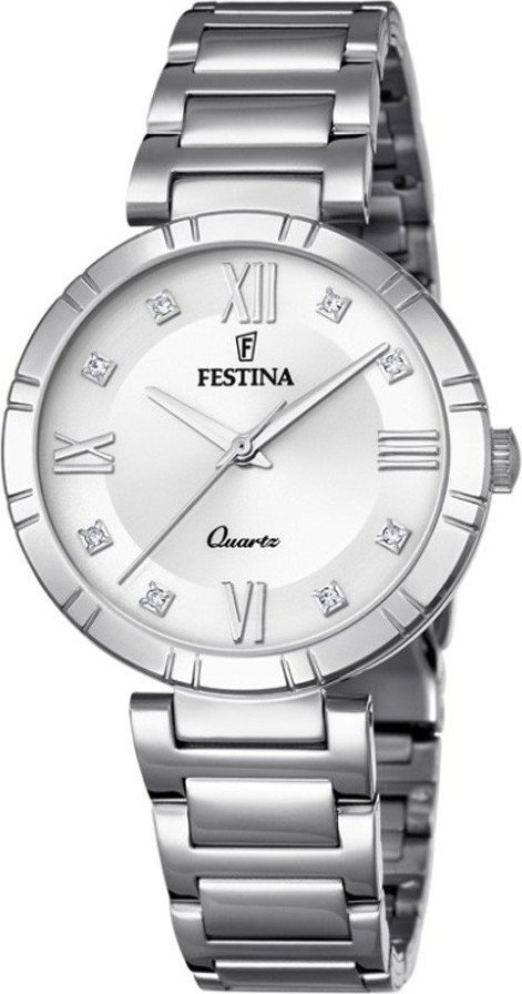Zegarek Festina Zegarek damski Festina F16936-A srebrny