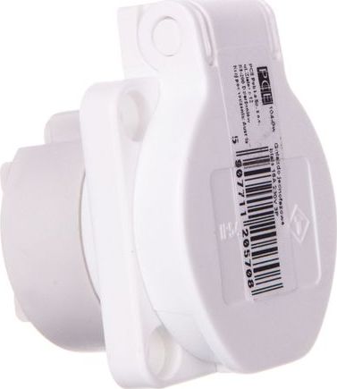 PCE Gniazdo tablicowe 10/16A 2P+Z 230V białe IP54 104-0w