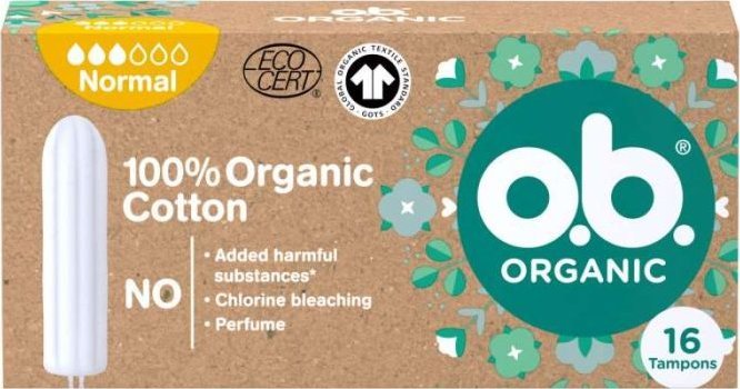 Organic Tampony Normal 16 szt.