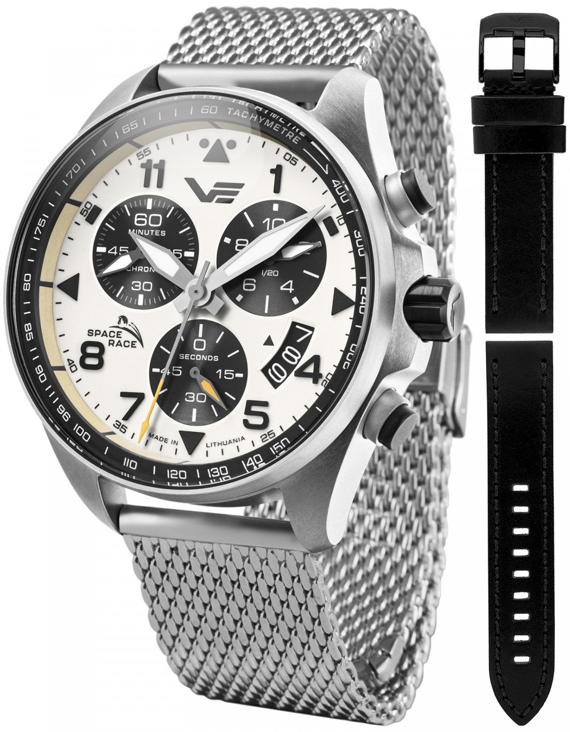 Zegarek męski Vostok Europe 6S30-325A743B srebrny