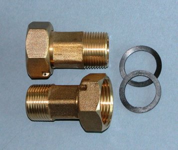 Onnline Śrubunki wodomierzowe 3/4" DN20 2szt. RAC3/4