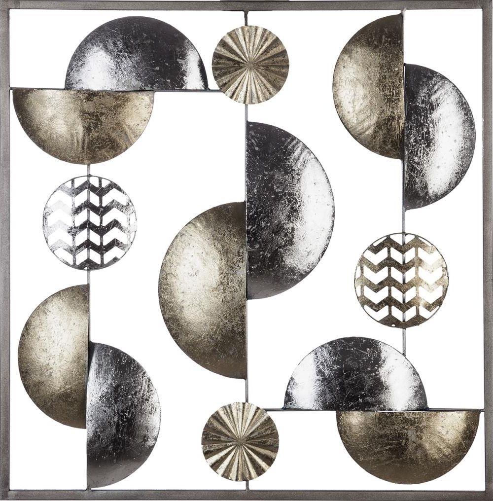 Dekoracja domu Metalowa ozdoba ścienna 50x50 cm