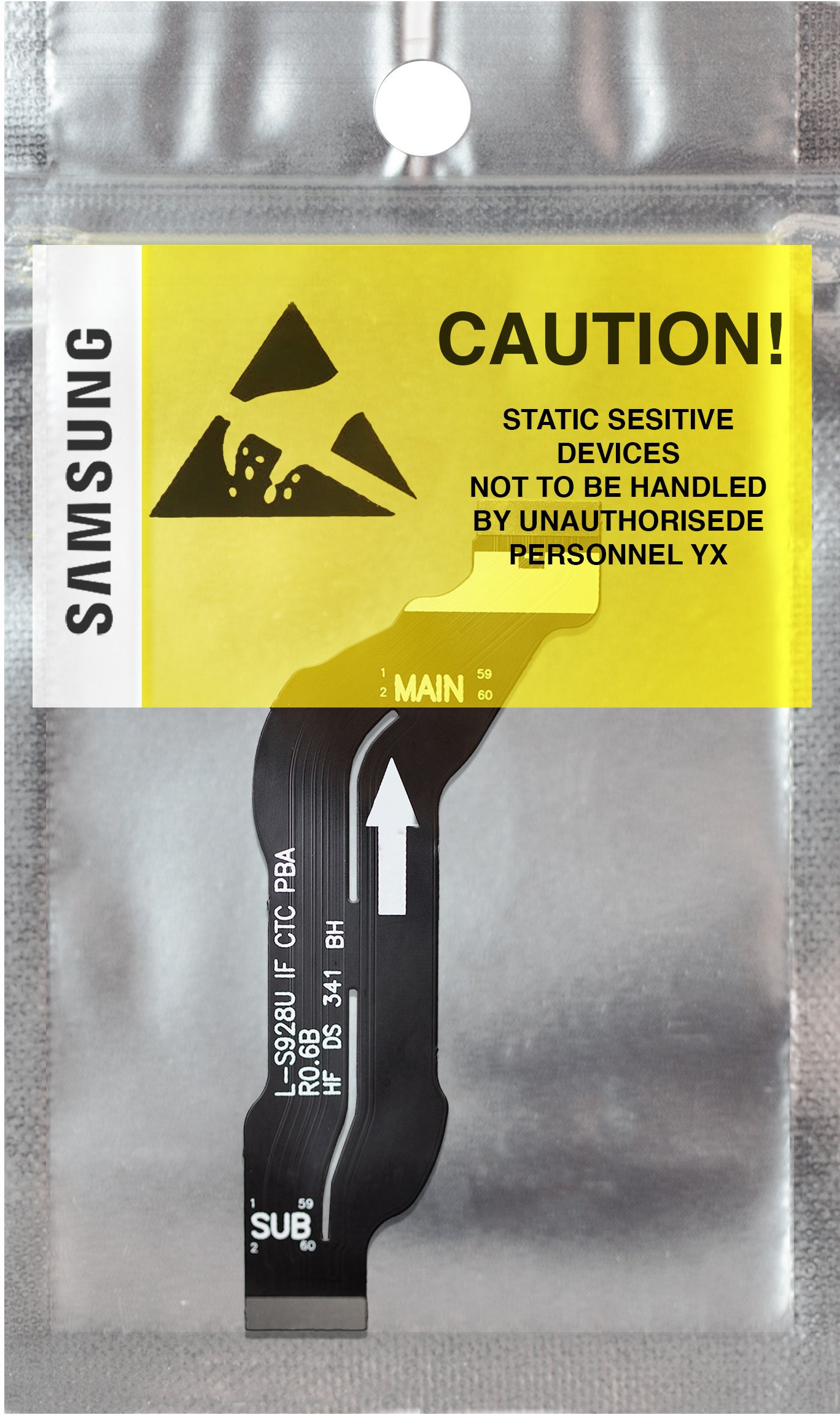 Taśma Główna do Samsung Galaxy S24 Ultra Sygnałowa Oryginał Zila SM-S928B (5904858385423)