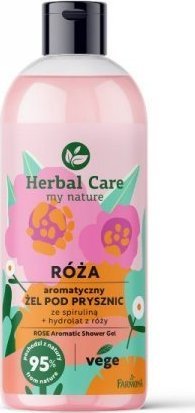 Farmona FARMONA Herbal Care Aromatyczny Żel pod prysznic ze spiruliną - RÓŻA 500ml