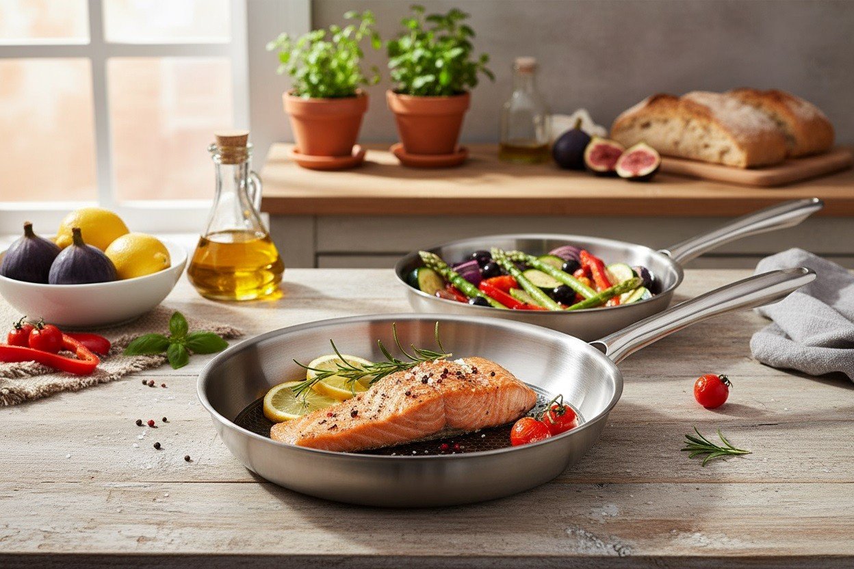 Zestaw 2 patelni 24/28 cm Relief Passion