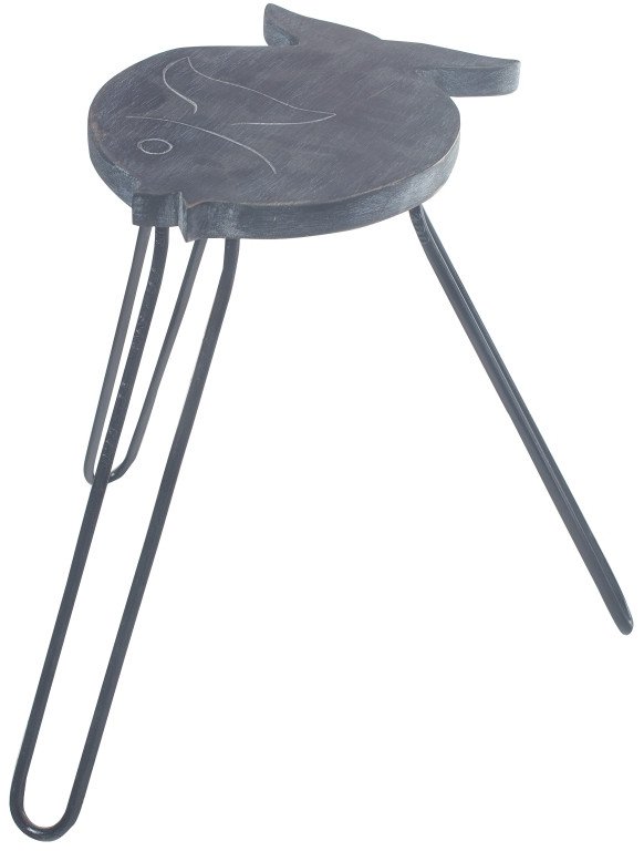 Stojak z Drewna Albasia - Szara Ryba