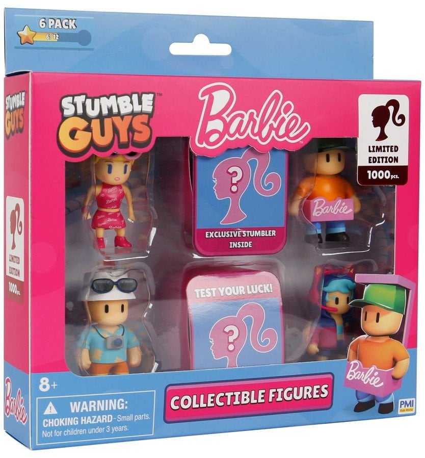 Stumble Guys X Barbie - Figures 6 Pack Deluxe Box