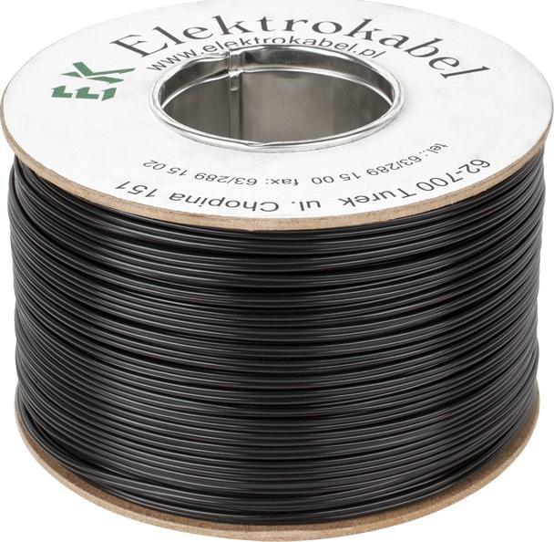 Przewód LP Kabel głośnikowy SMYp 2 x 1,5mm czarny 100m