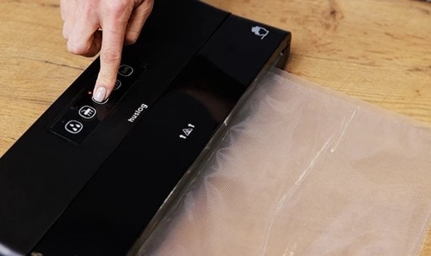 Zgrzewarka próżniowa czarna Huslog AK-5334