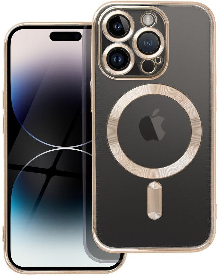 Futerał ELECTRO MAG COVER kompatybilny z MagSafe do IPHONE 14 Pro złoty