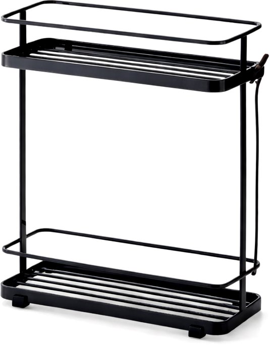 ORGANIZER STOJĄCY 2-POZIOMOWY CZARNY