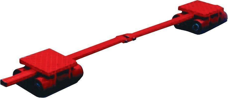 Wózek narzędziowy neutralna linia produktów Sys. transport. do duzych obciazen Y4, regulowany, udzwig 4t