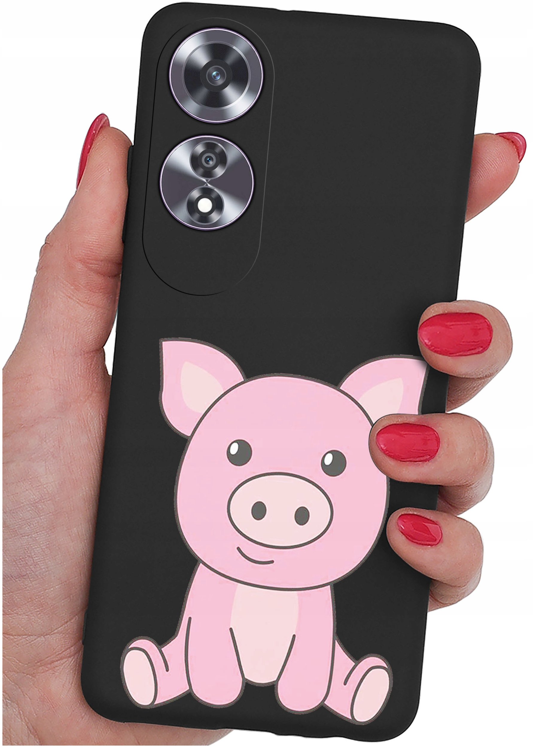 Etui do Oppo A60 4G WZORY |SILIKONOWE MATT CASE + SZKŁO 9H