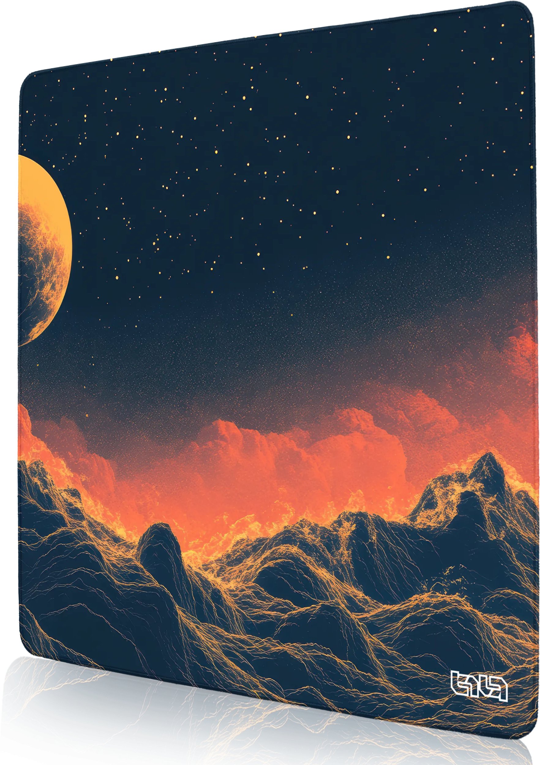 DUŻA PODKŁADKA POD MYSZKĘ Podróż na Marsa 50x50 TILT Prezent Wodoodporna