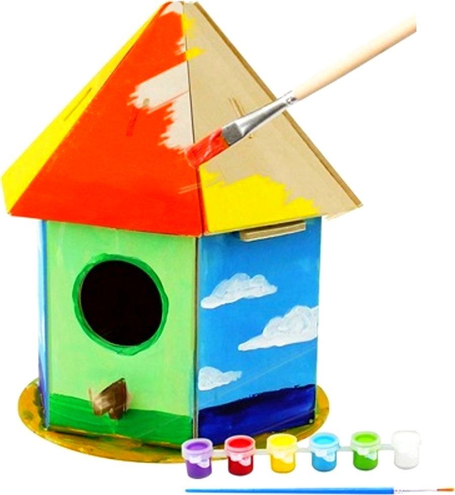 Robotime Technology ROBOTIME Model Puzzle 3D Farby Do Malowania Karmnik