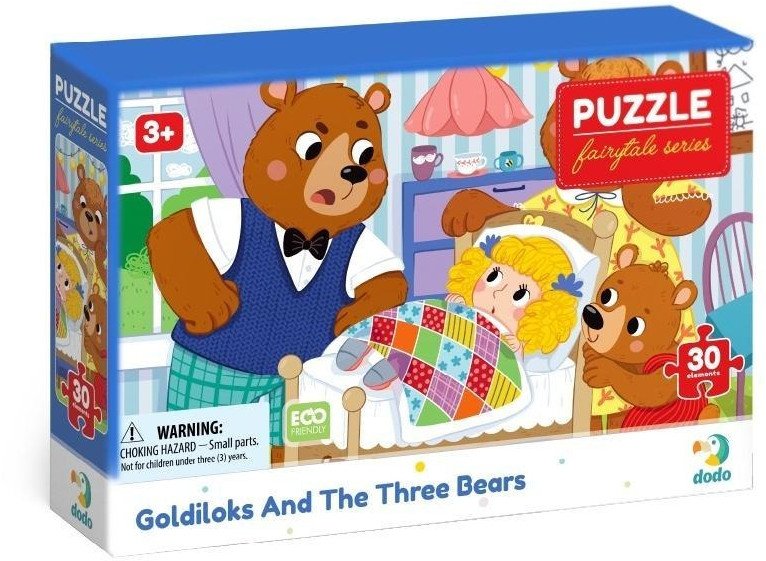 Puzzle Złotowłosa i Trzy Niedźwiedzie 30el