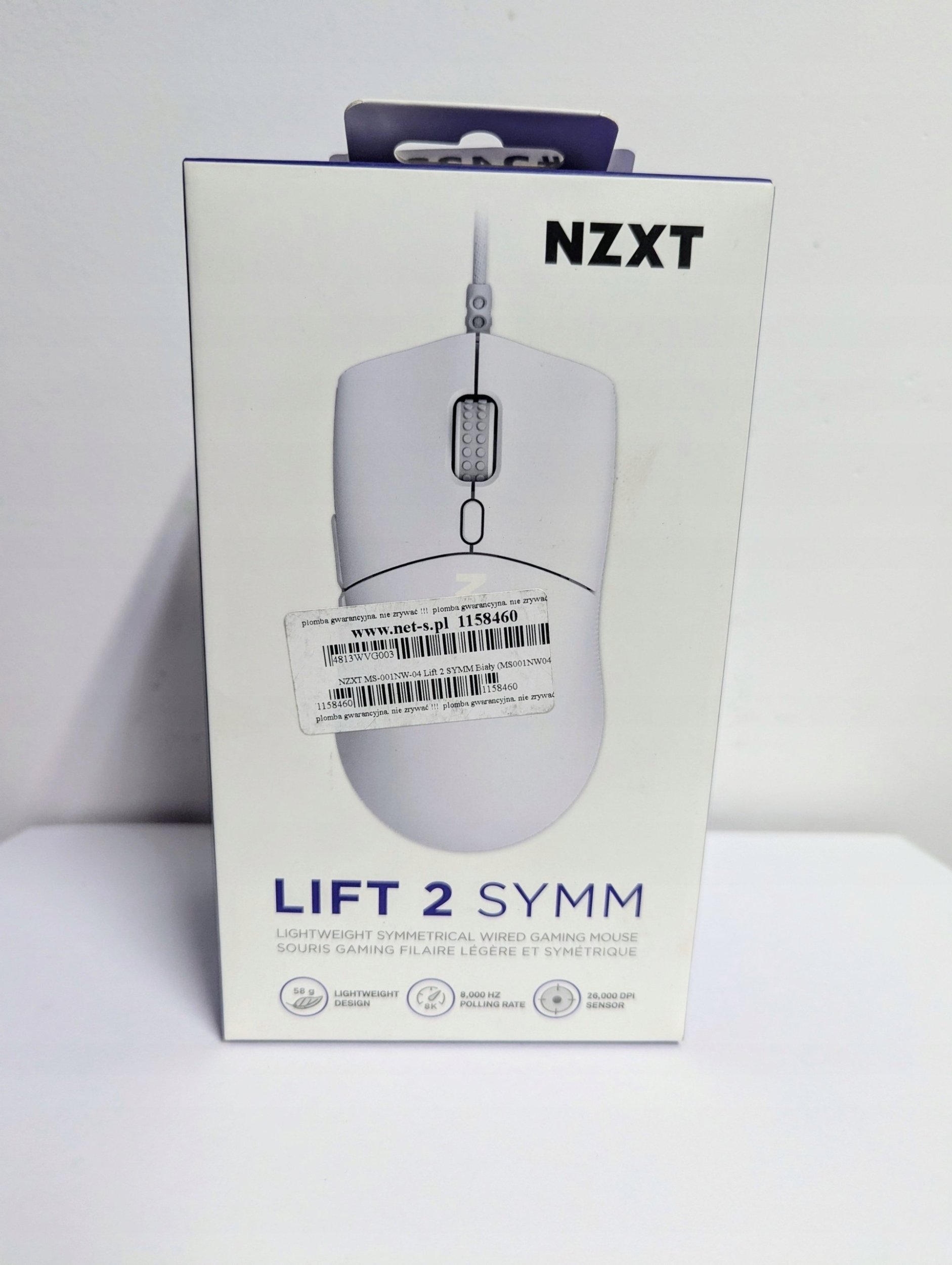 Mysz Nzxt NZXT Lift 2 Symm, gaming mouse (white)