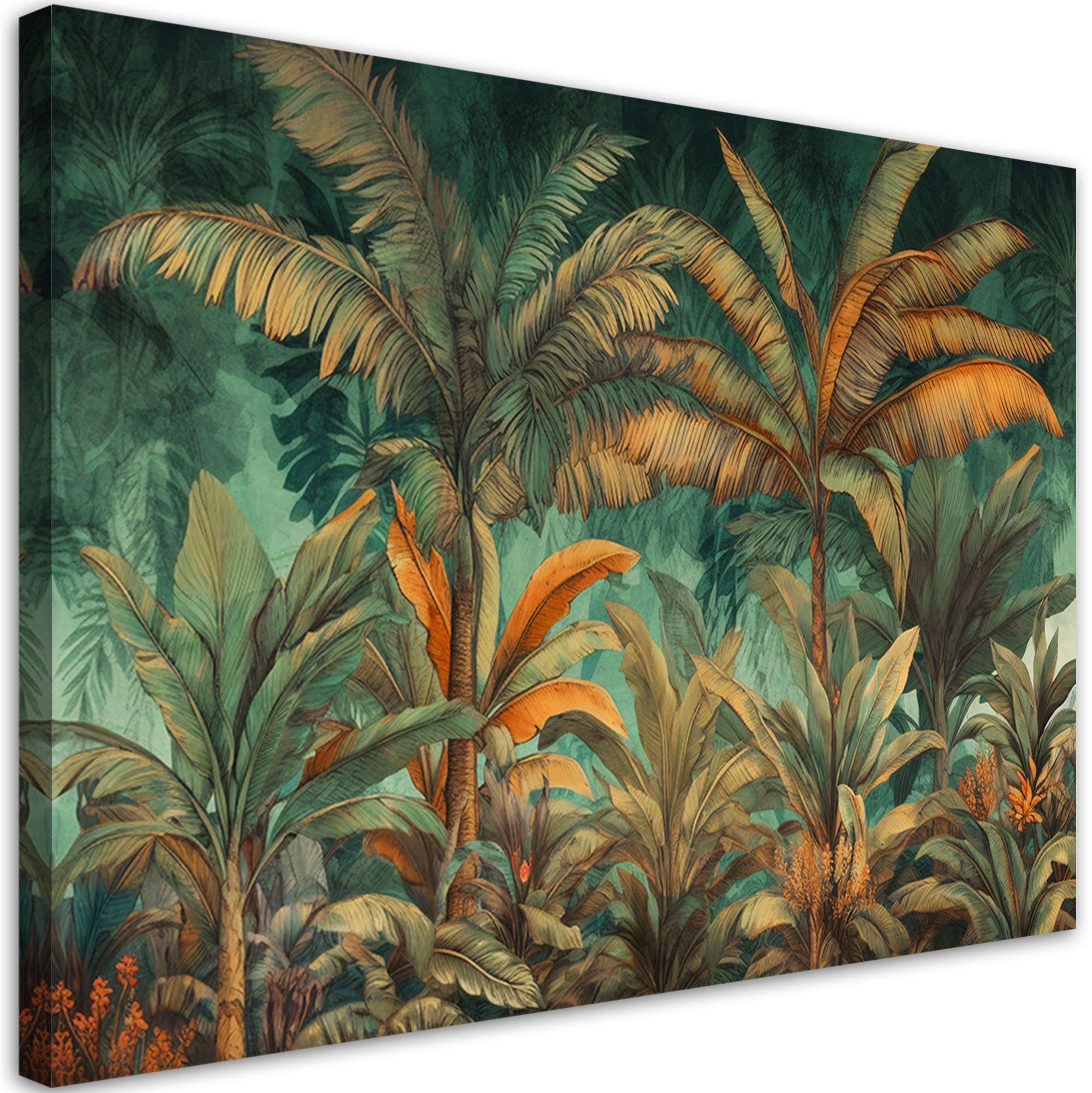 Feeby obraz na płótnie palmy w dżungli krajobraz 90x60 large