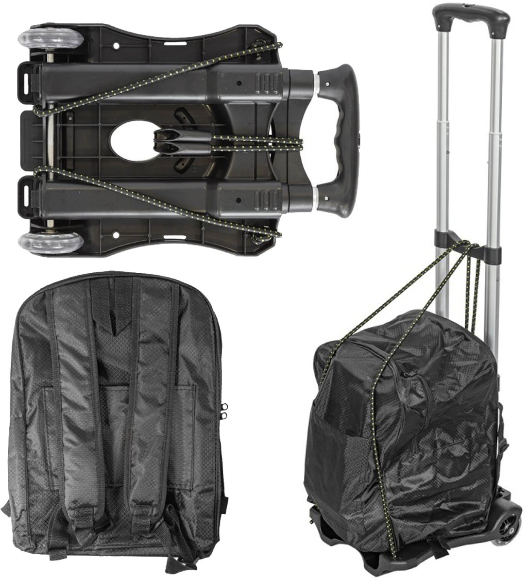 Wózek platformowy z torbą składany 40 kg