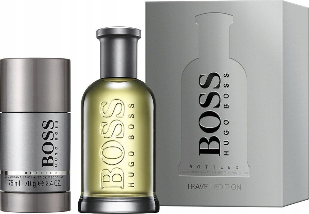 Hugo Boss SET HUGO BOSS Bottled Travel Edition EDT spray 100ml + STICK 75ml