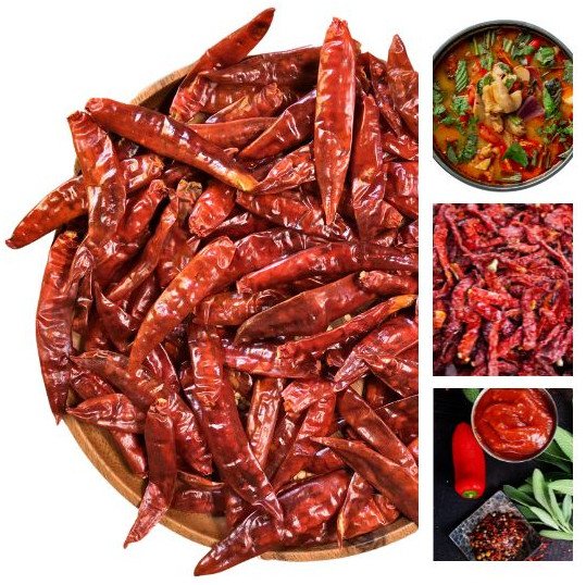 Papryka chilli całe suszone czerwone extra hot przyprawa red dry chilli 40g