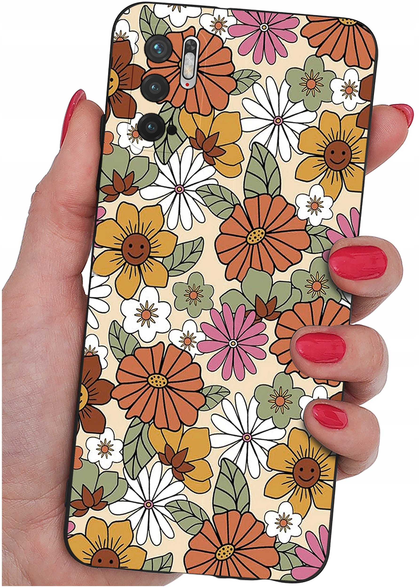 ETUI do Xiaomi Redmi Note 10 5G | WZORY | SILIKONOWE MATT CASE + SZKŁO 9H