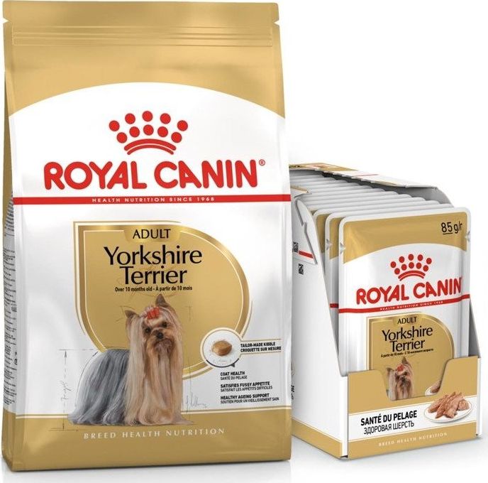 Royal Canin ROYAL CANIN Yorkshire Terrier Adult 1,5kg + Yorkshire Terrier Adult 12x85g