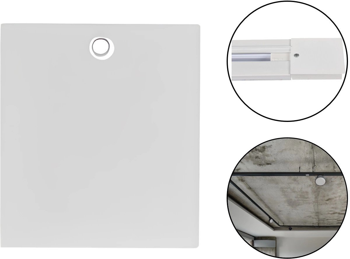 Osłona do systemu szynoprzewodowego TEAR N RC-PCON W biała 35790