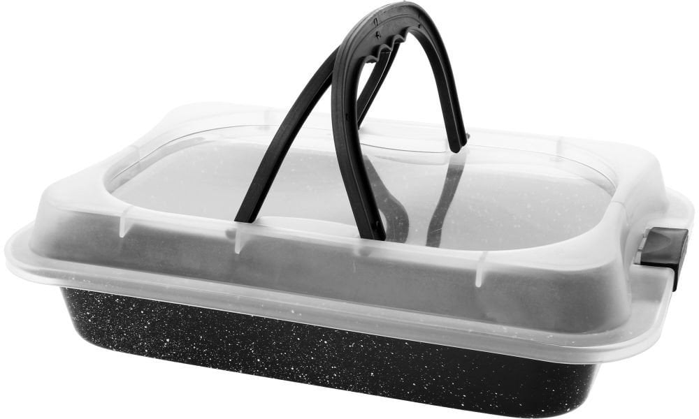 FORMA BLACHA DO PIECZENIA 36X24X5CM Z POKRYWĄ, POWŁOKA NON-STICK BRUNBESTE BB-2540