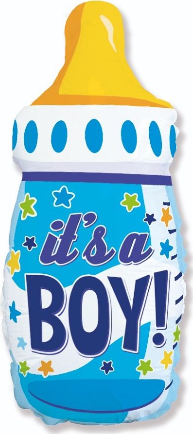 GoDan Balon foliowy 24 cale FX - Butelka (niebieska), pakowany