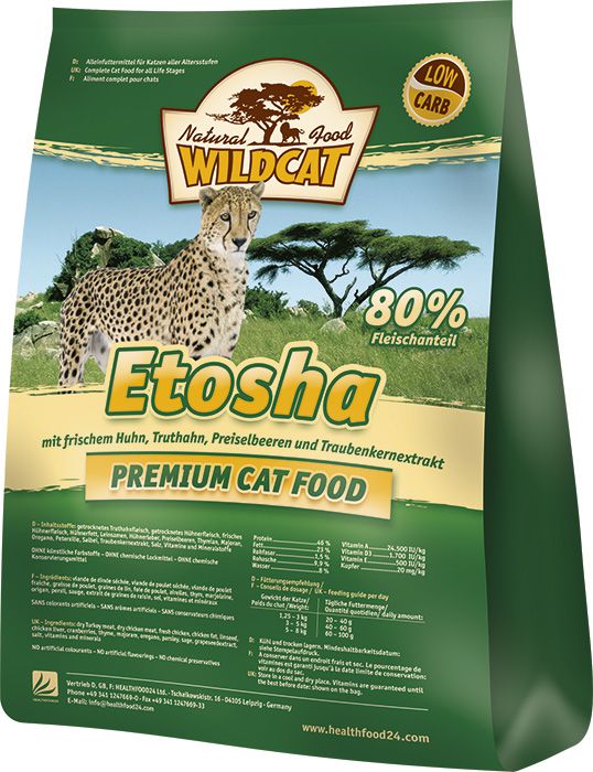 Wildcat Etosha - drób i zioła 3kg