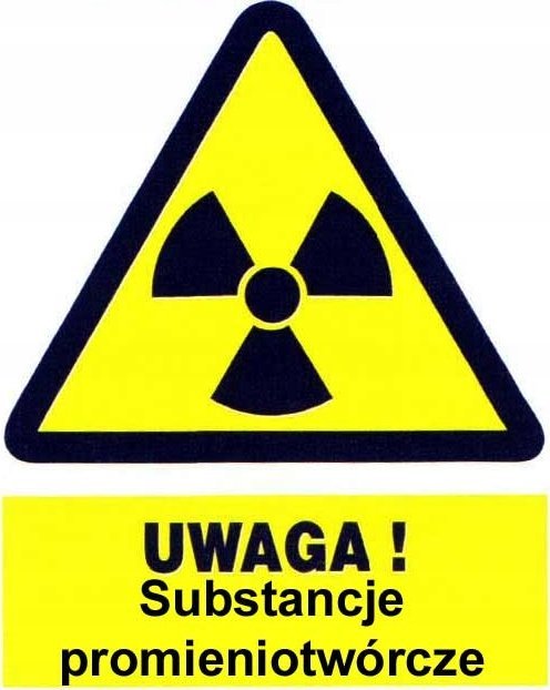 Mój dom Zoo-9 - Uwaga Substancje Promieniotwórcze - Znak Libres Polska Sp 5902082236092