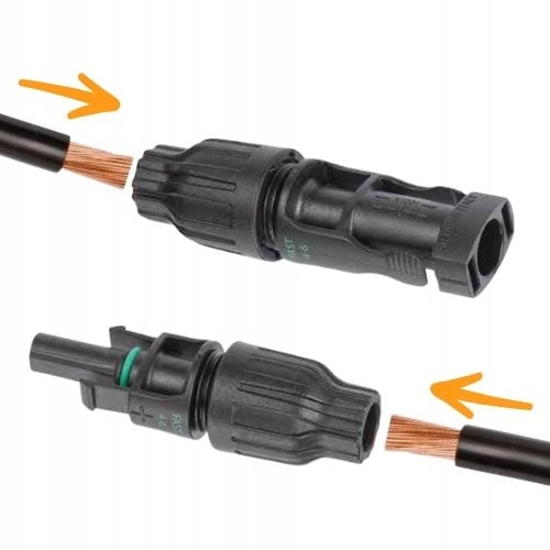 Złącze fotowoltaiczne MC4 4-6mm2 żeńskie QUICK IP68, 1500VDC (rozwiązanie beznarzędziowe) MAP2006Q40