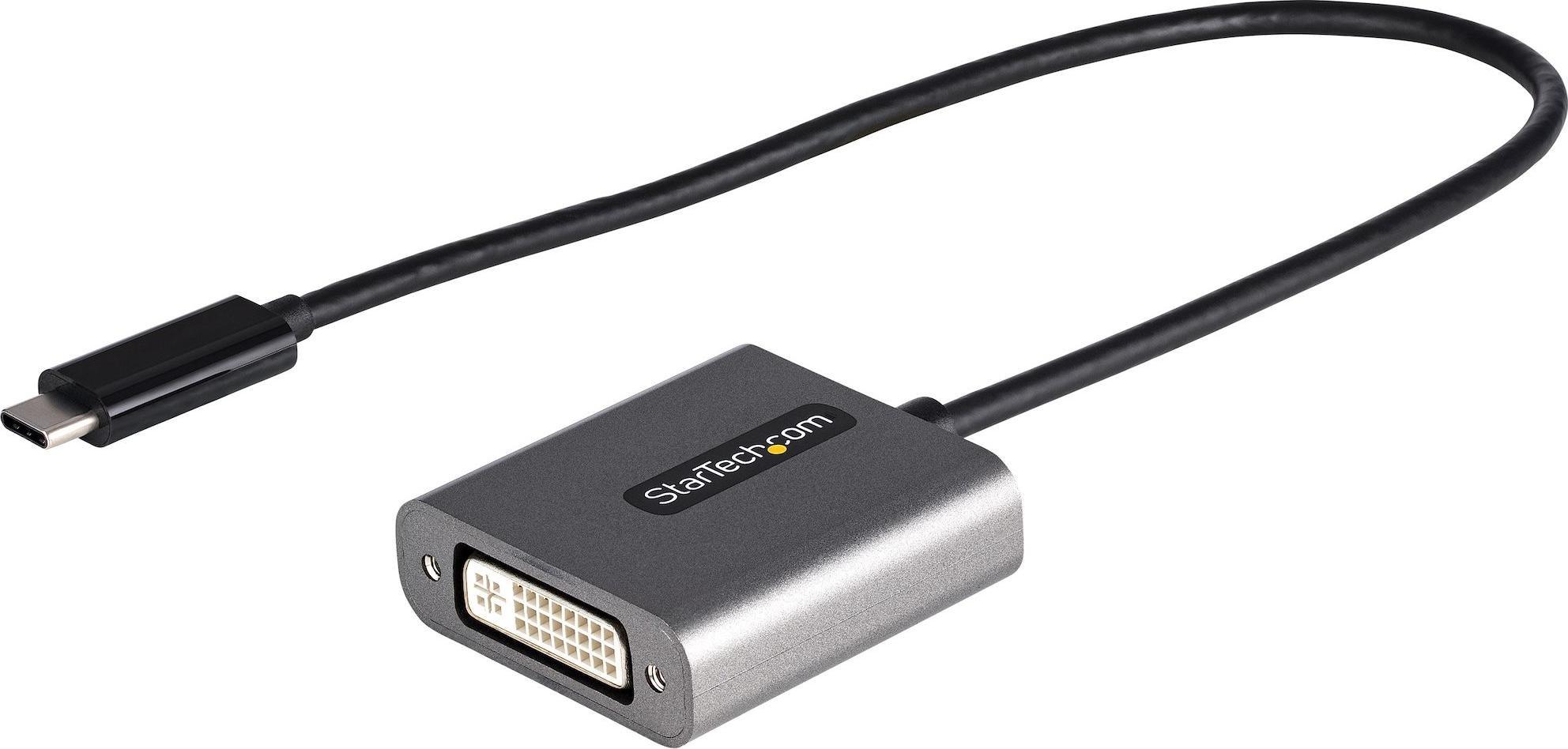 Adapter USB StarTech USB-C - DVI Szary (CDP2DVIEC)