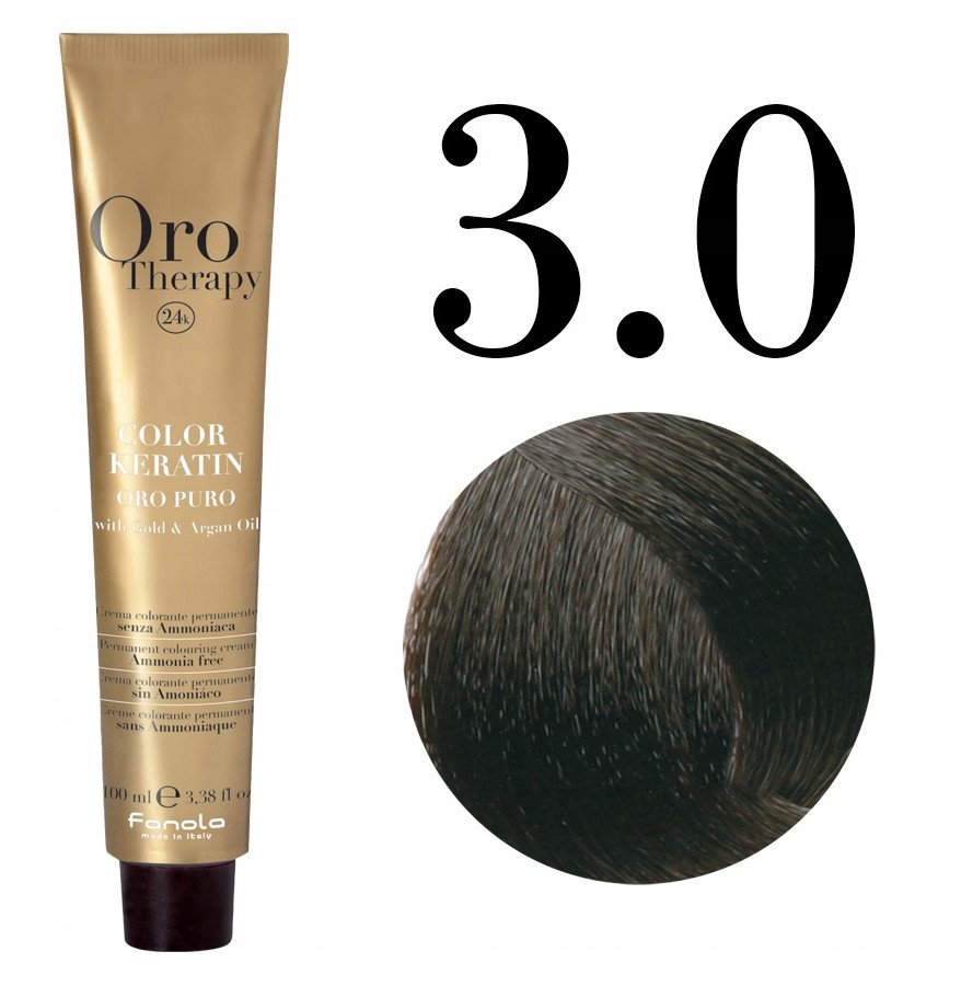 Fanola Oro Therapy Color Keratin Oro Puro 3.0 100 ml