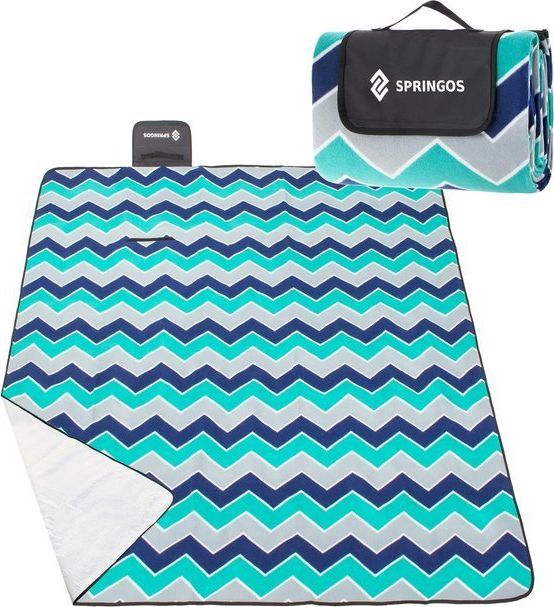 Springos Koc piknikowy plażowy 220x180cm springos