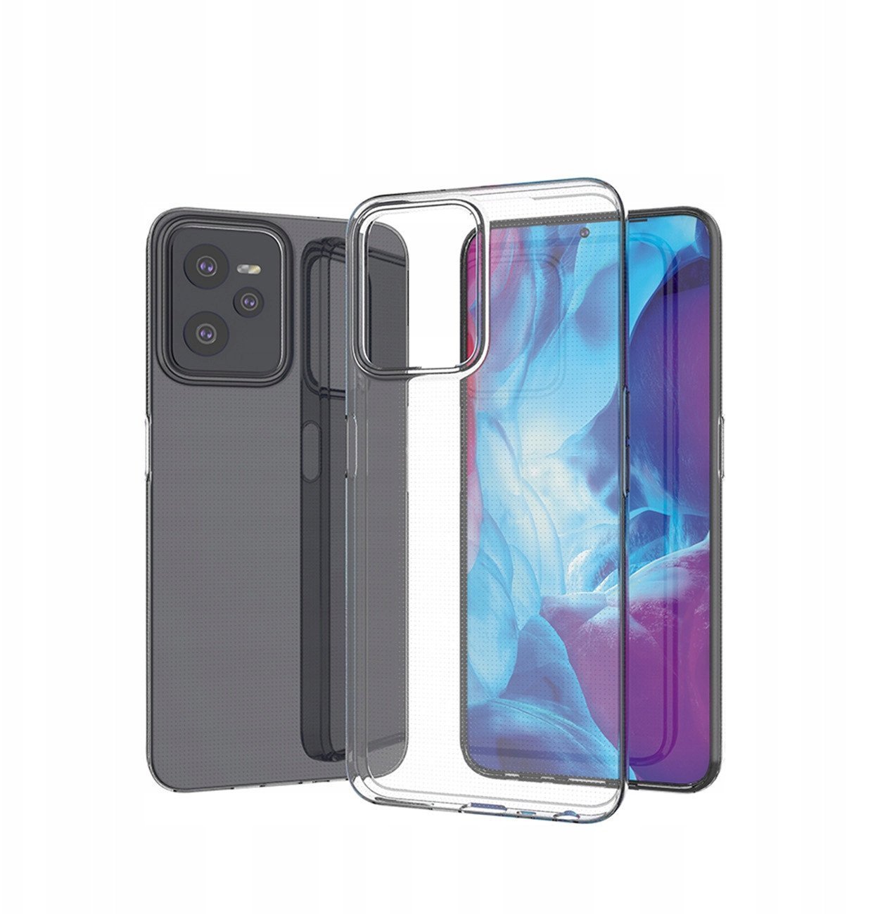 Ultra Clear 0.5mm etui Realme C35 cienki pokrowiec przezroczyste