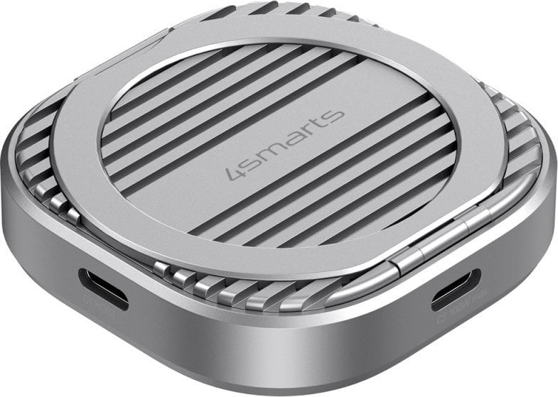 Magnetyczna obudowa SSD 4smarts do 4TB z podpórką 3C MagSafe szary 541311