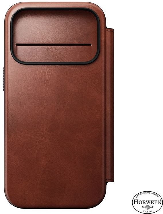 Nomad Modern Leather Folio, olde dublin (Horween) - iPhone 17 Pro