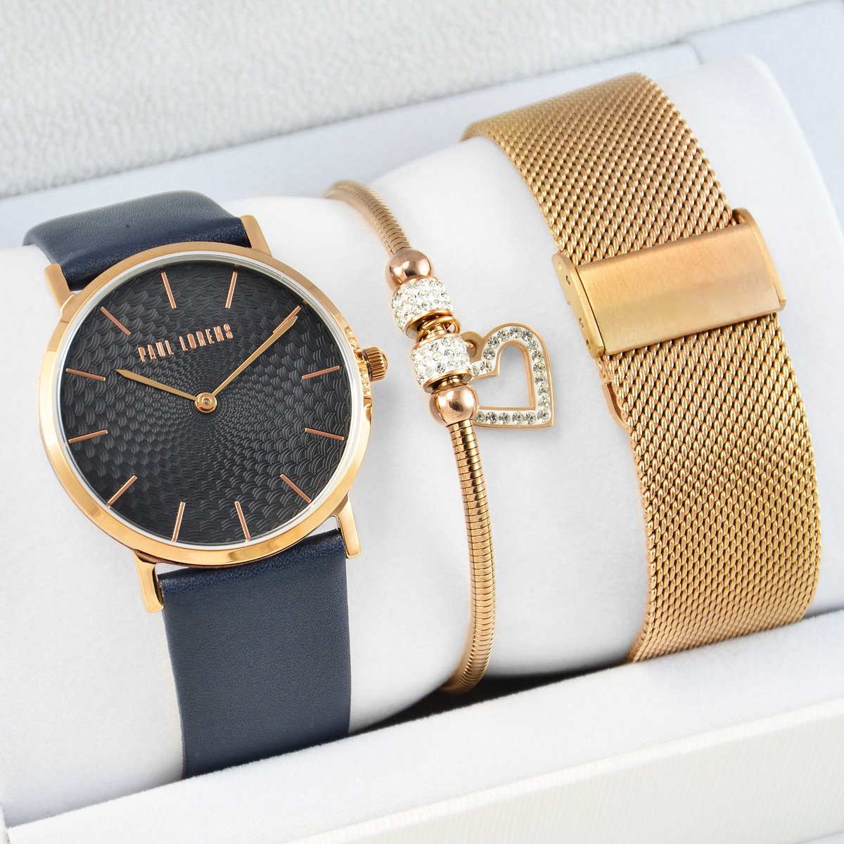 Zegarek Paul Lorens Zestaw damski zegarek SEFIRA PL8709A1-6F3-2 + bransoletka