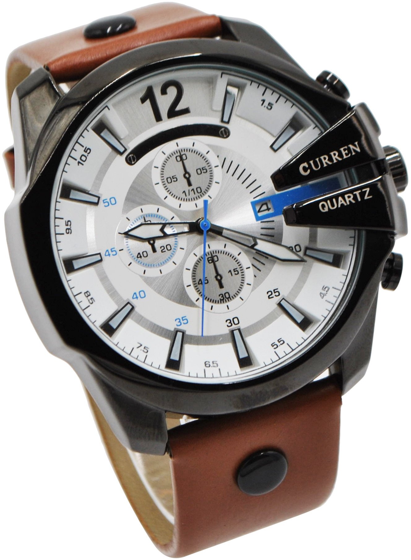 ZEGAREK MĘSKI Curren ELEGANCKI Datownik WR50 W2