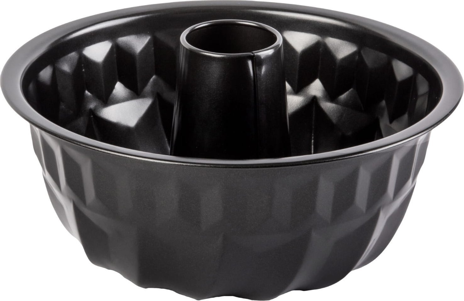 TORTA Forma z tuleją na babkę 23cm blacha z kominem foremka ciasto non-stick