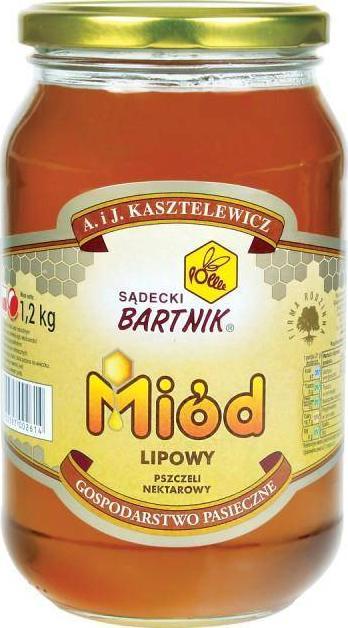 Bartnik Sądecki BARTNIK Miód lipowy 1,20 kg.
