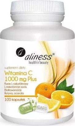 MEDICALINE Aliness, Wit.C 1000mg, Plus, 100 kapsułek vege