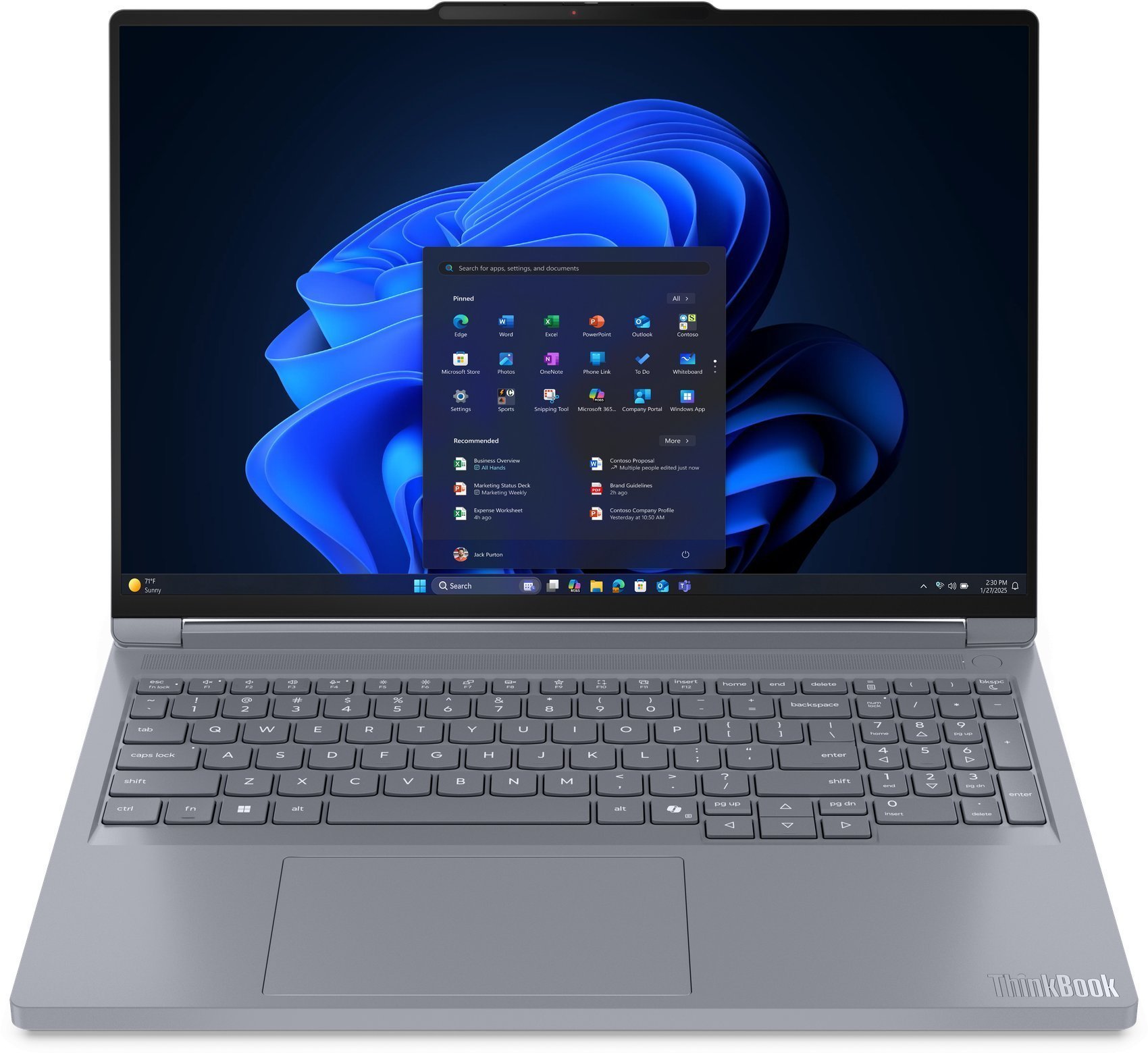 Laptop Lenovo ThinkBook 16p G6 ADR Ryzen 9 8945HX / 32 GB / 1 TB / W11 Pro / RTX 5060 / 240 Hz (21U0000GMX)