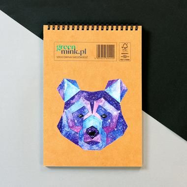 Greenmink Szkicownik 17x25cm 96k biały